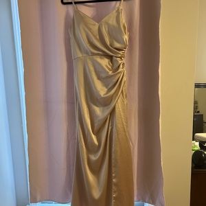 Revelry Satin Bridesmaid Dress